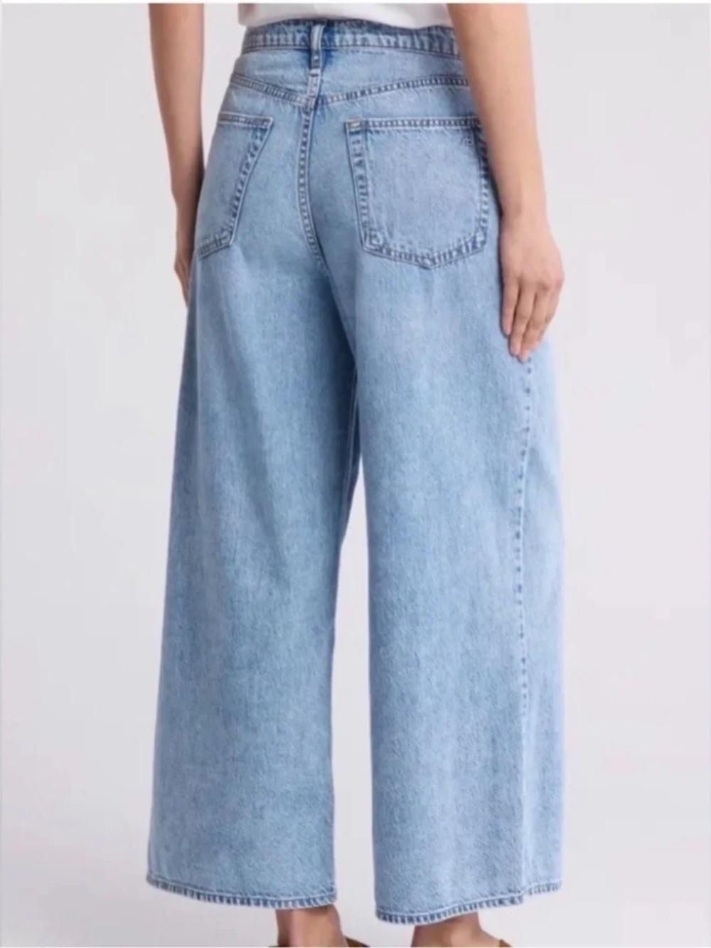 Rag & Bone The Serena Crop Wide Leg Jeans Size 28 New with tags!!! - Picture 3 of 6